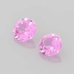 Round Pink Sapphire, view 2