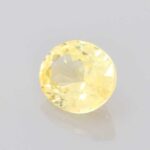 Oval Yellow Sapphire, view 2