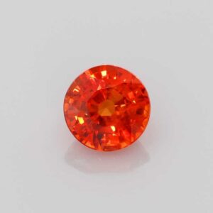 1.398ct Round Orange Sapphire