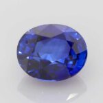 Oval Blue Sapphire, view 1