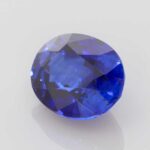 Oval Blue Sapphire, view 2