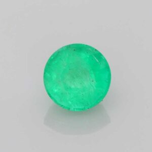 0.87ct Round Emerald