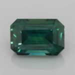 5.23ct Teal Sapphire, view 1
