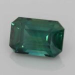 5.23ct Teal Sapphire, view 2