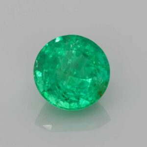 0.86ct Round Emerald