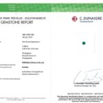 1.28ct Round Emerald, view 3
