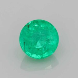 0.87ct Round Emerald