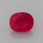 0.99ct Oval Ruby, view 1