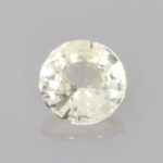 1ct Round Yellow Sapphire, view 1