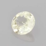 1ct Round Yellow Sapphire, view 2