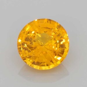 2.09ct Round Yellow Sapphire