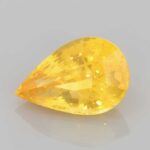 2.55ct Pear Yellow Sapphire, view 1