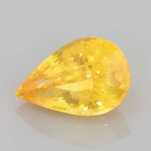 2.55ct Pear Yellow Sapphire