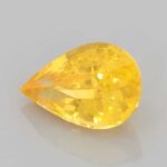 2.55ct Pear Yellow Sapphire, view 2