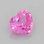 Heart Pink Sapphire, view 1