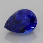 Pear Blue Sapphire, view 1
