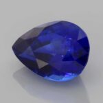 Pear Blue Sapphire, view 2