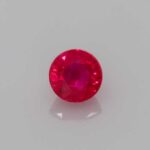 0.387ct Round Ruby, view 1