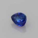 0.56ct Pear Blue Sapphire, view 4