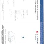 3.15ct Cushion Blue Sapphire, view 4