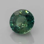 4ct Round Teal Sapphire, view 2