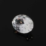 1.03ct Oval White Sapphire, view 2