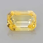 5.06ct Yellow Sapphire, view 1