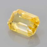 5.06ct Yellow Sapphire, view 2
