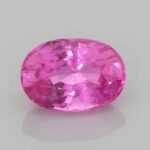 Oval Pink Sapphire, view 1