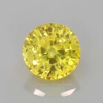 2.2ct Round Yellow Sapphire, view 1