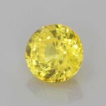 2.2ct Round Yellow Sapphire, view 2