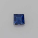 2.383ct Square Blue Sapphire, view 1