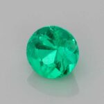0.33ct Round Emerald, view 2