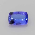 0.9ct Cushion Tanzanite, view 1