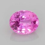 Oval Pink Sapphire, view 1