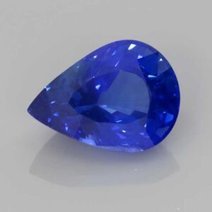 4.57ct Pear Blue Sapphire