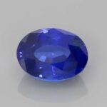 3.38ct Oval Blue Sapphire, view 1