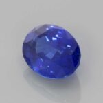 3.38ct Oval Blue Sapphire, view 2