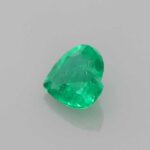 0.38ct Heart Emerald, view 2