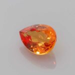 0.926ct Pear Orange Sapphire, view 2