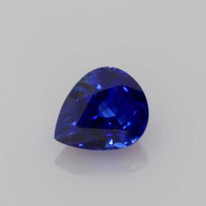 0.803ct Pear Blue Sapphire