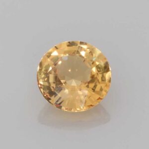 1.33ct Round Orange Sapphire
