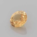 1.33ct Round Orange Sapphire, view 2
