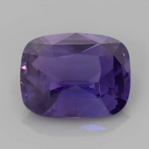 3.2ct Cushion Purple Sapphire