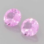 Round Pink Sapphire, view 2