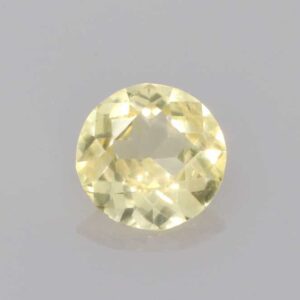 0.64ct Round Yellow Sapphire