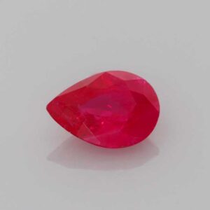 0.889ct Pear Ruby