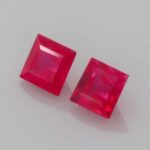 0.385ct Square Ruby, view 2