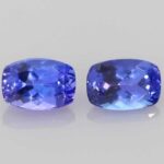 0.96ct Cushion Tanzanite, view 1