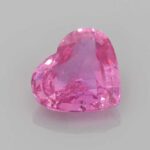 Heart Pink Sapphire, view 1